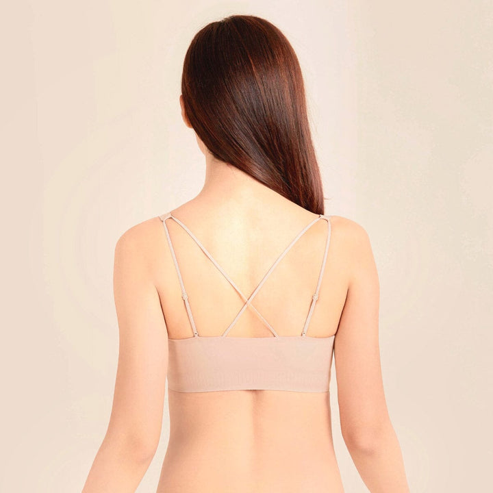 Invisible REsiltech™ Removable Pads Bra Top Bra Her Own Words 