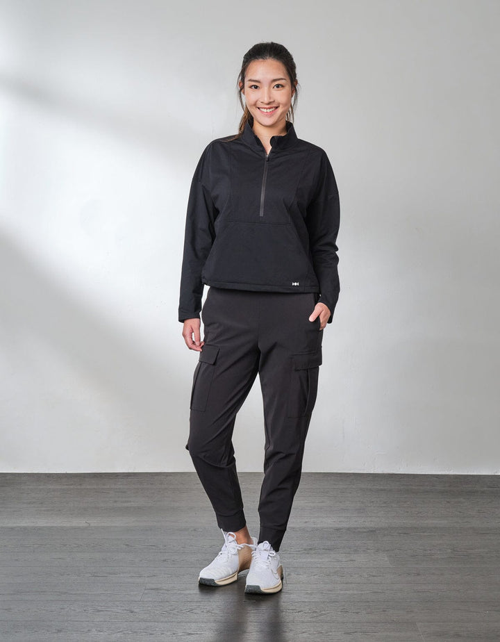 HOW- STAYDRY Mid Waist Full Length Quick Dry Cargo Jogger Jogger Her own words SPORTS 