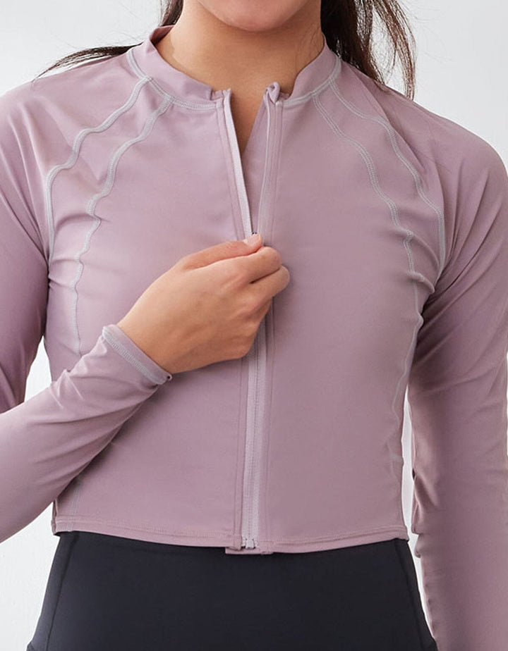 AQUA UV Protection Cropped Jacket Tops Her own words SPORTS 