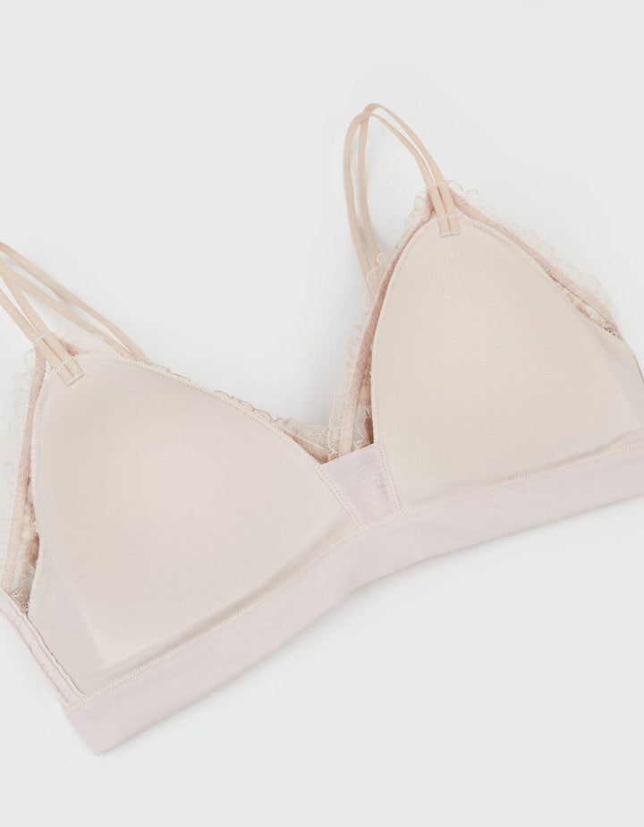 STYLIST Lace Triangle Bralette Bra Her own words 