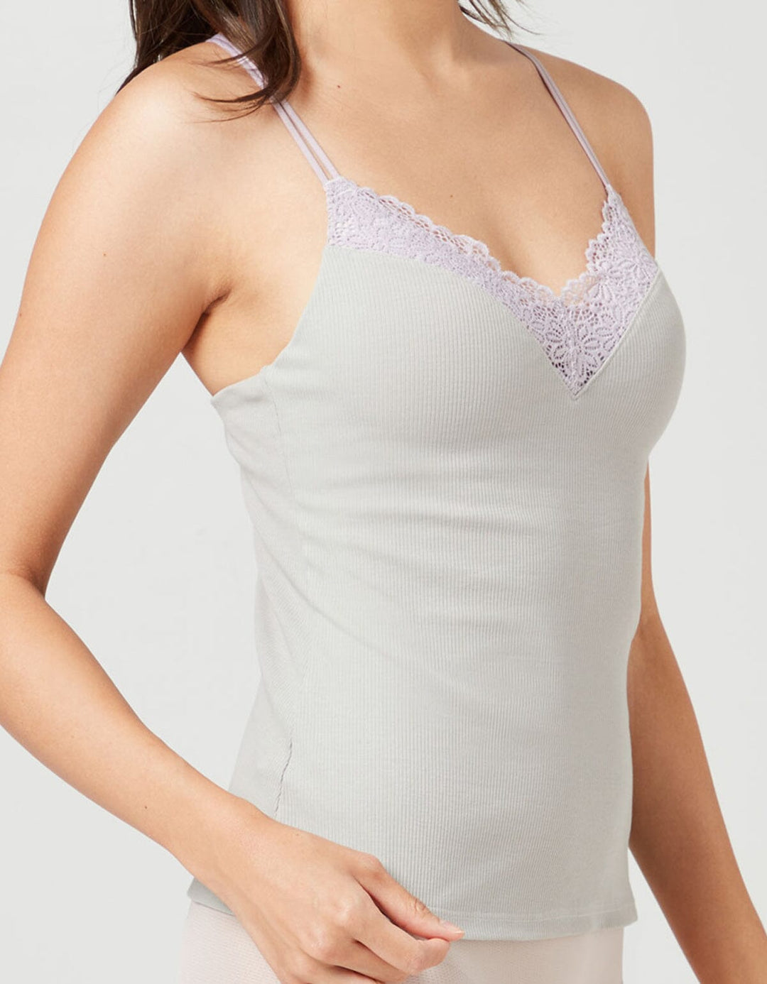 Cami Cotton Top Bra Her Own Words Ashes of Rose XS 