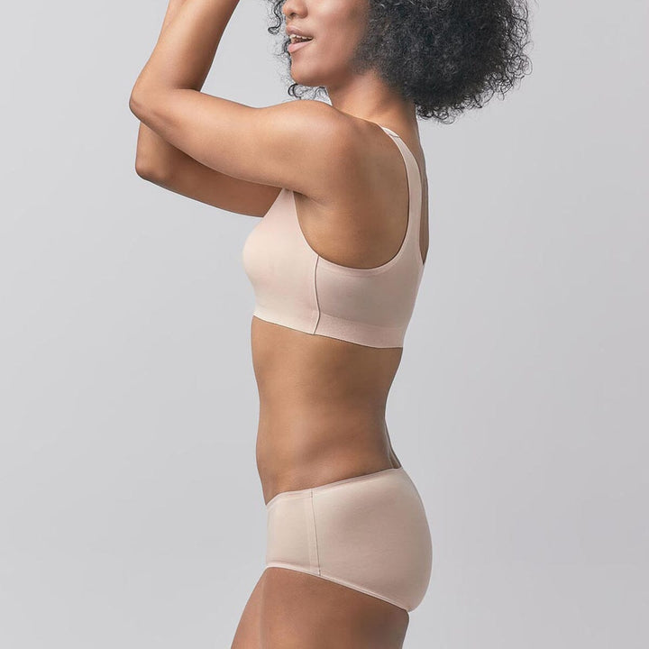 Sustainable REherbafoam™ Sea Island Cotton Bra Top Bra Her Own Words 