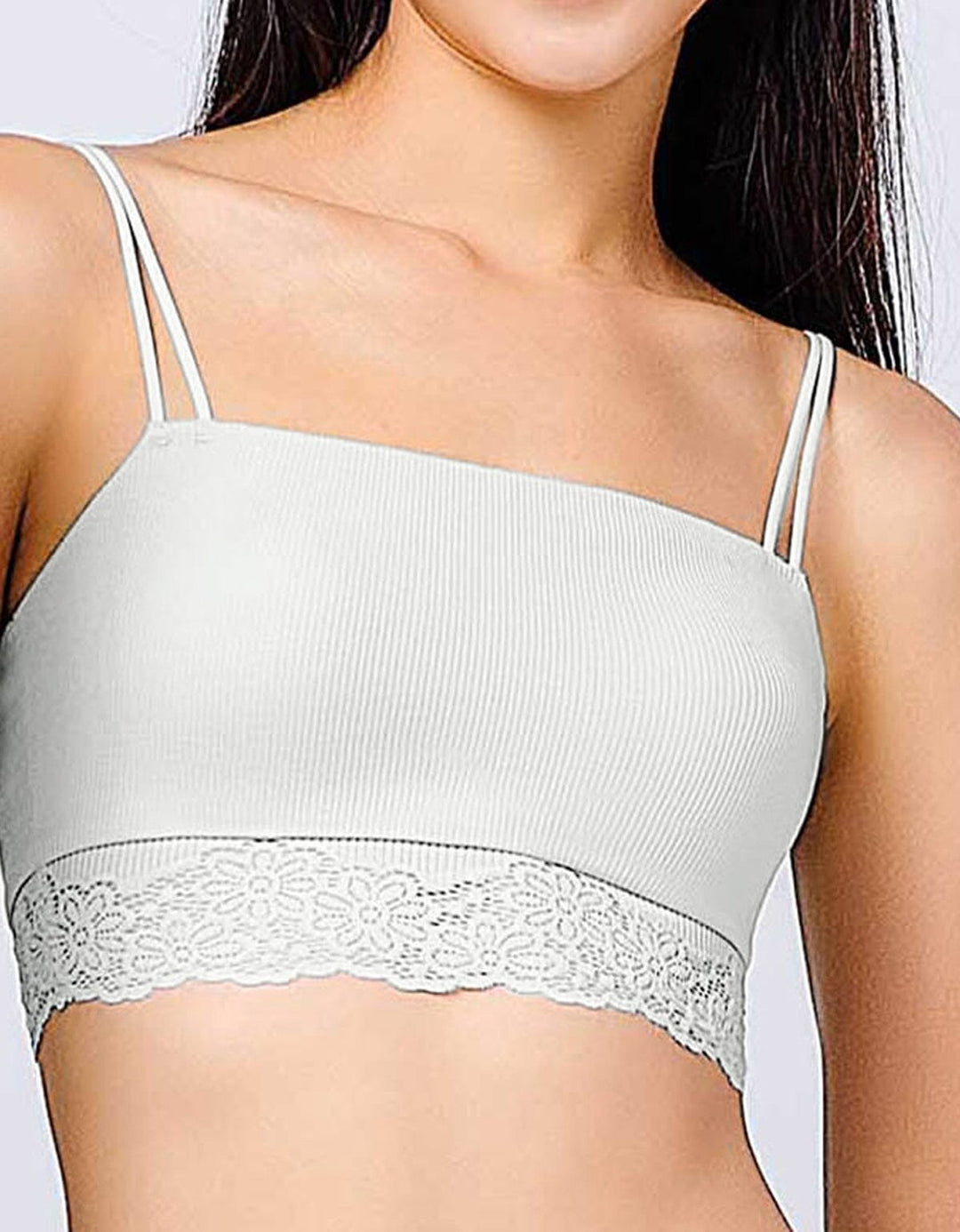 COTTON Longline Bra Top Bra Her own words 