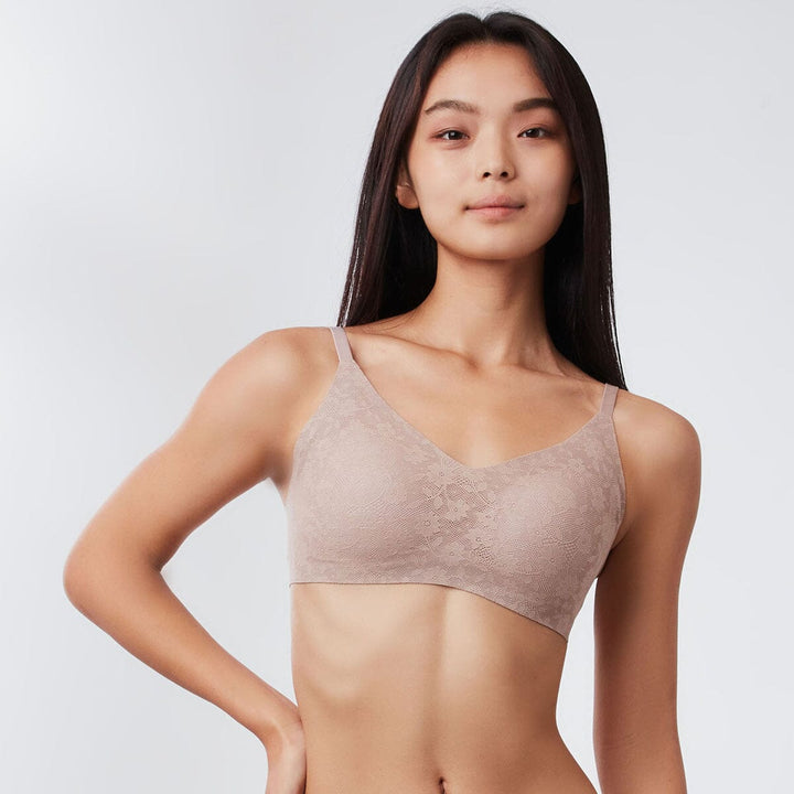 Invisible Lightmesh REextraSkin™ W-Shape support Bralette Bra Her Own Words 