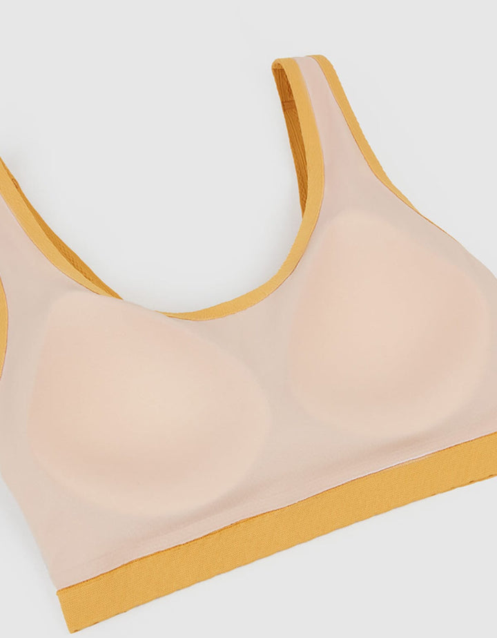 SUSTAINABLE REherbafoam™ Seamless Jacquard Knit REextraSkin™ Bra Top Bra Her own words 