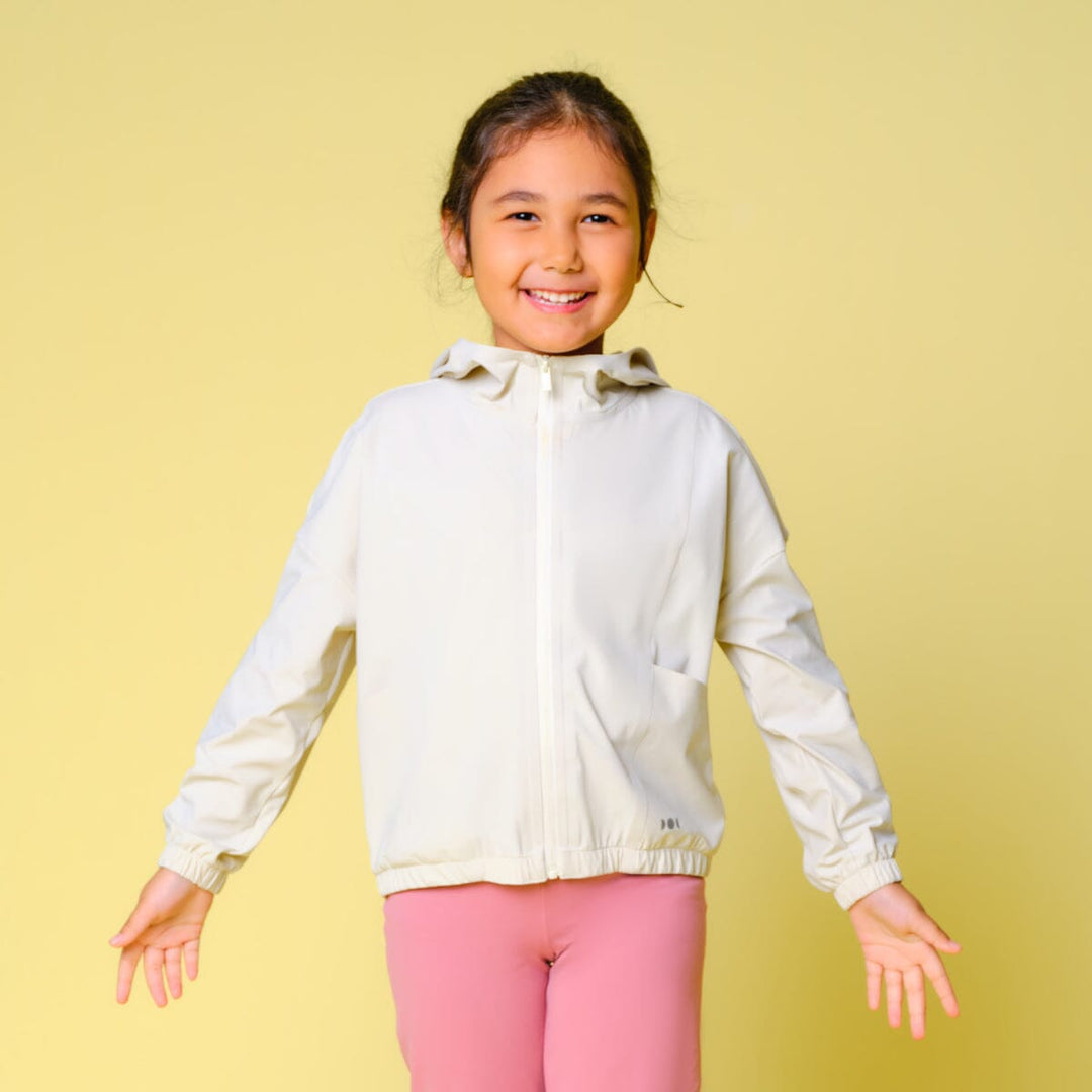 Kids HOW-STAYDRY UV Protection Cool Touch Quick Dry Running Jacket Tops Her own words 