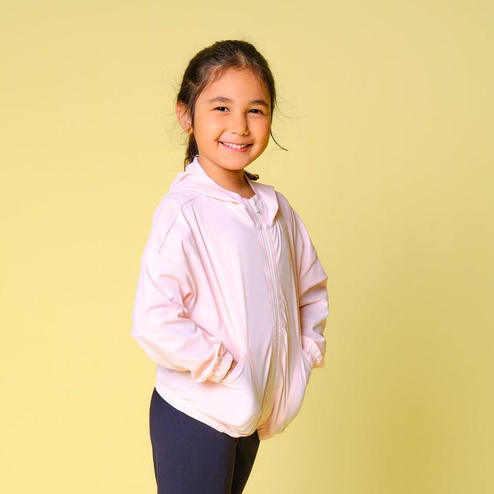 Kids HOW-STAYDRY UV Protection Cool Touch Quick Dry Running Jacket Tops Her own words 