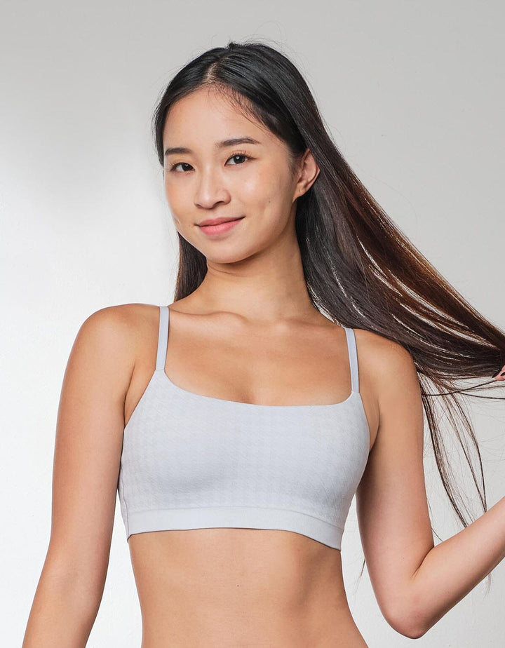 Soft Touch REmarshmallowPad™ W-shape Support Knit Bra Top Bra Her own words 