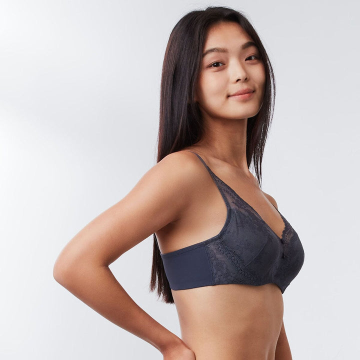 Sustainable REherbafoam??? Plunge Push Up Lace Bra Bra Her Own Words 