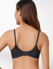 Stylist REmarshmallowPad™ REherbafoam™ Plunge Medium Push Up Lace Bra Bra Her own words 