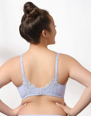Stylist Ti-wire REmarshmallowPad™ REherbafoam™ Lightly Lined Lace Bra Bra Her own words Xeono Blue 70B 