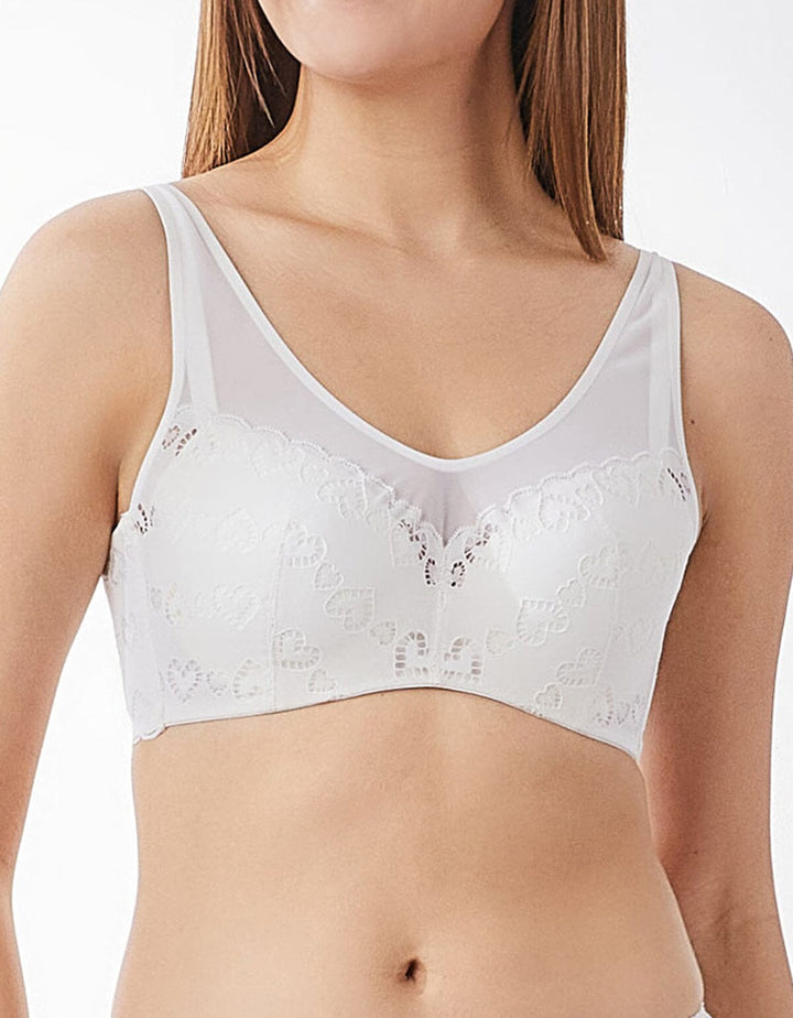 SOLUTION Max Free REadGrid™ Full Coverage Lightly Lined Lace Bra Bra Her own words Snow White 75C 