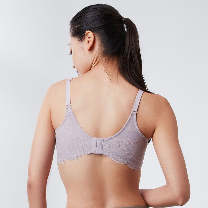 Sustainable REherbafoam??? W-Shape support Butterfly Push Up Lace Bra Bra Her Own Words 