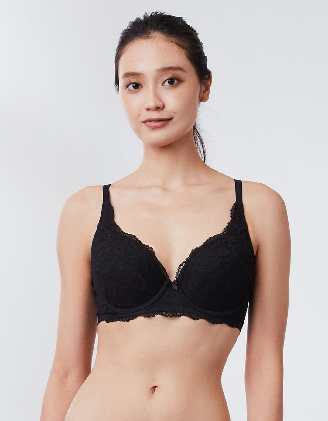 SUSTAINABLE REherbafoam™ Soft Touch Full Coverage Lightly Lined Lace Bra Bra Her own words 