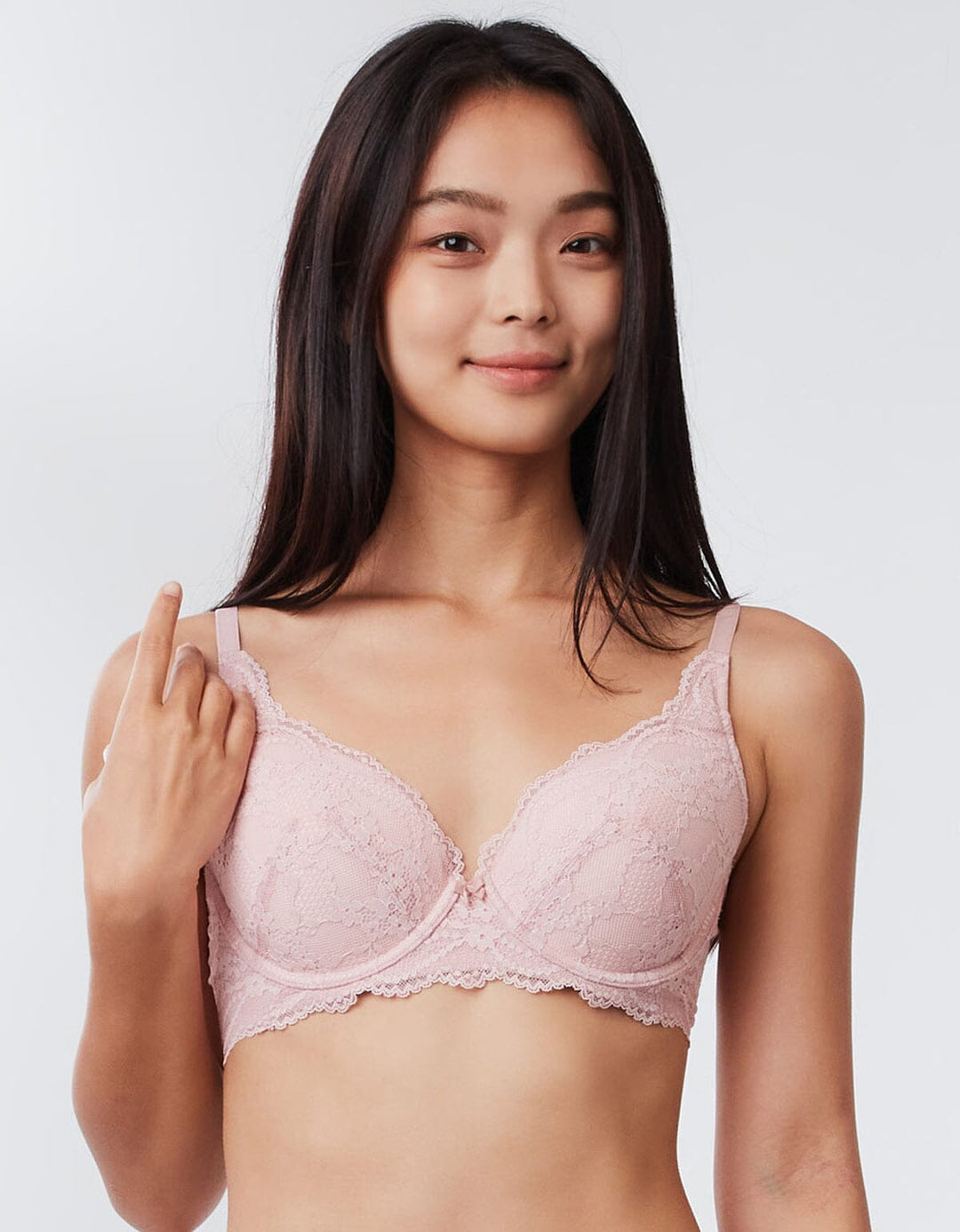 SUSTAINABLE REherbafoam™ Soft Touch Full Coverage Lightly Lined Lace Bra Bra Her own words 