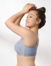 SOLUTION Mega Easy Fit REsiltech™ Wing Lightly Lined Full Coverage Bra Bra Her own words Quarry 80C 