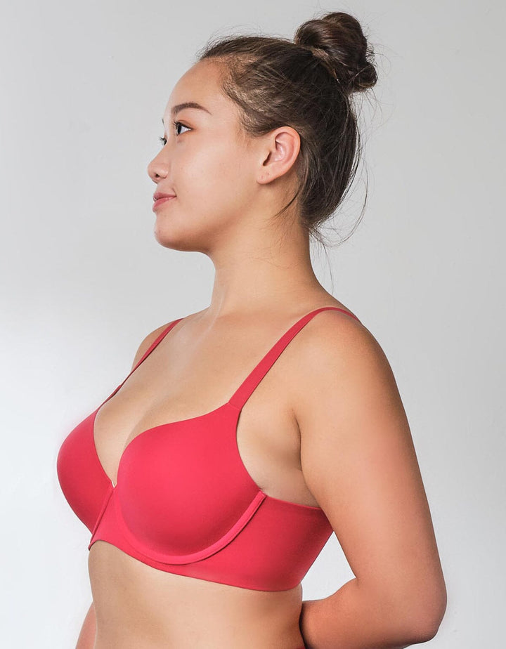 SOLUTION Full Coverage Lightly Lined Bra Bra Her own words Chili Pepper 70C 