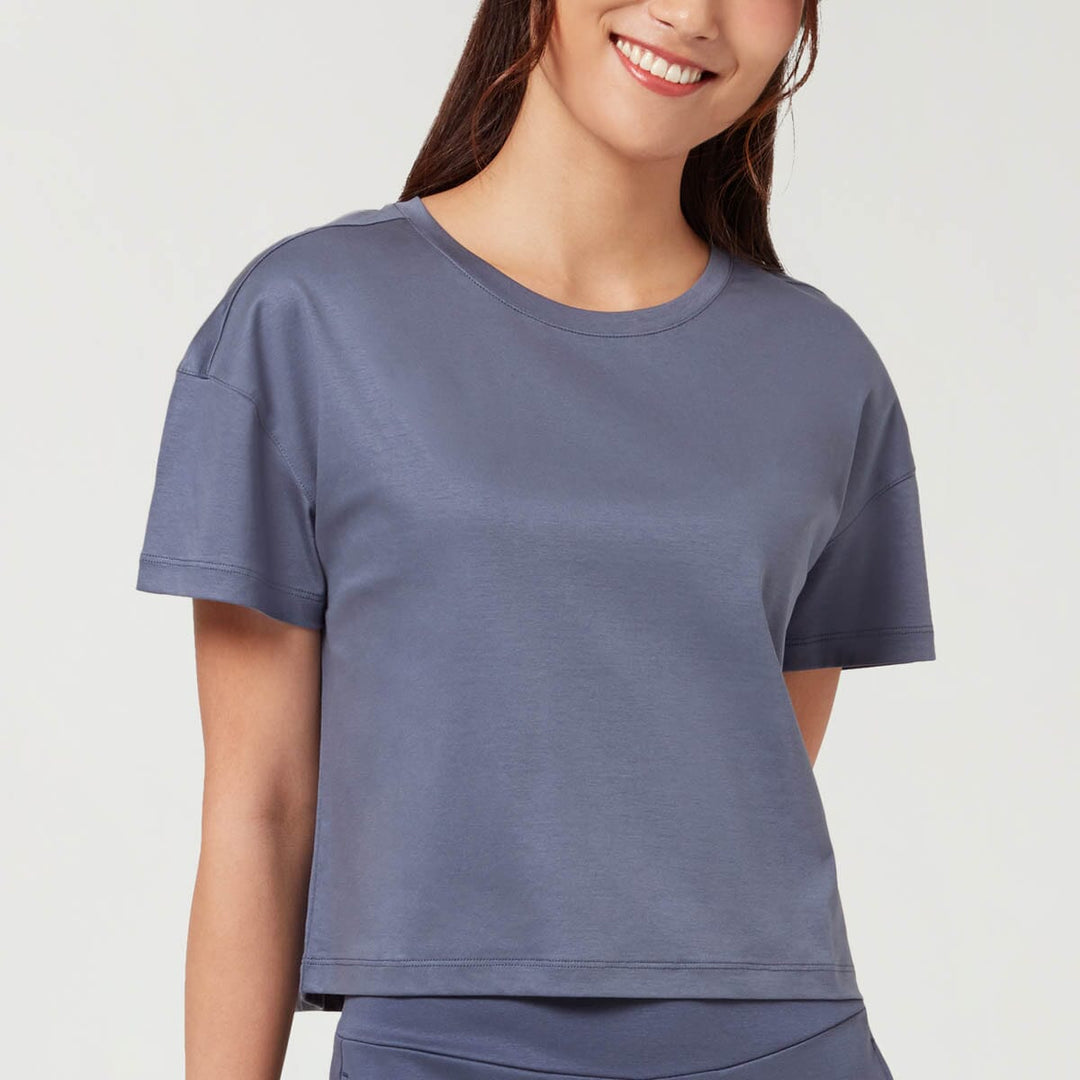 Cotton Silk Lounge Top Homewear Her Own Words 