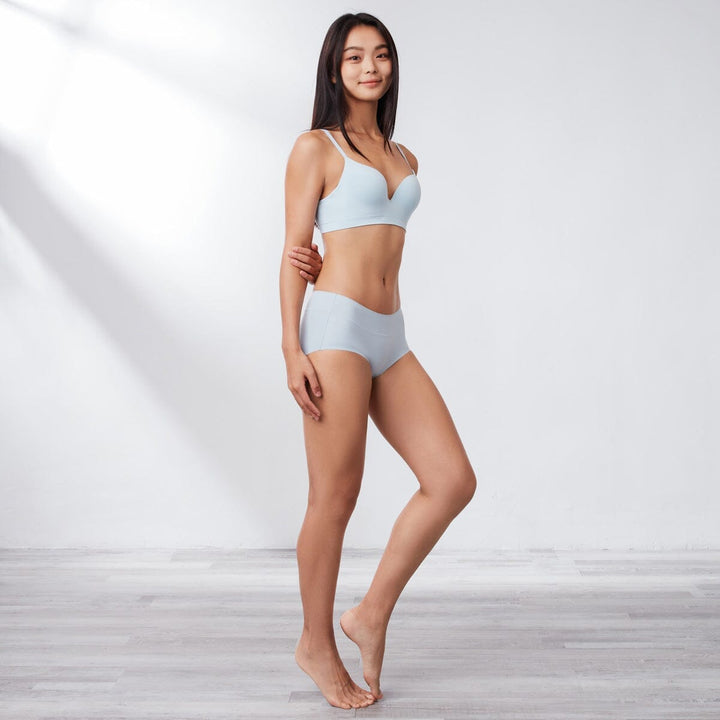 Sustainable REherbafoam??? & REextraSkin??? W-Shape Support Seamless Knit Lightly Lined Bra Bra Her Own Words 