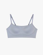 SOFT TOUCH REmarshmallowPad™ W-shape Support Knit Bra Top Bra Her own words Gray Dawn XS 