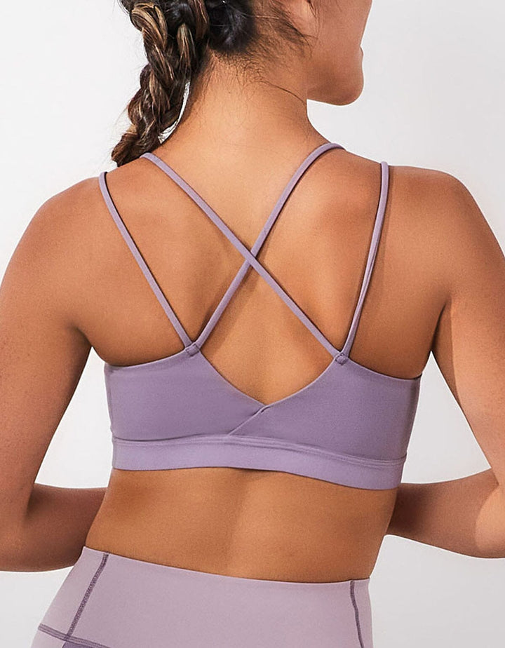 Skin Feel Low Impact Sports Bra Sports Bra Her own words SPORTS Gray Ridge 70B 