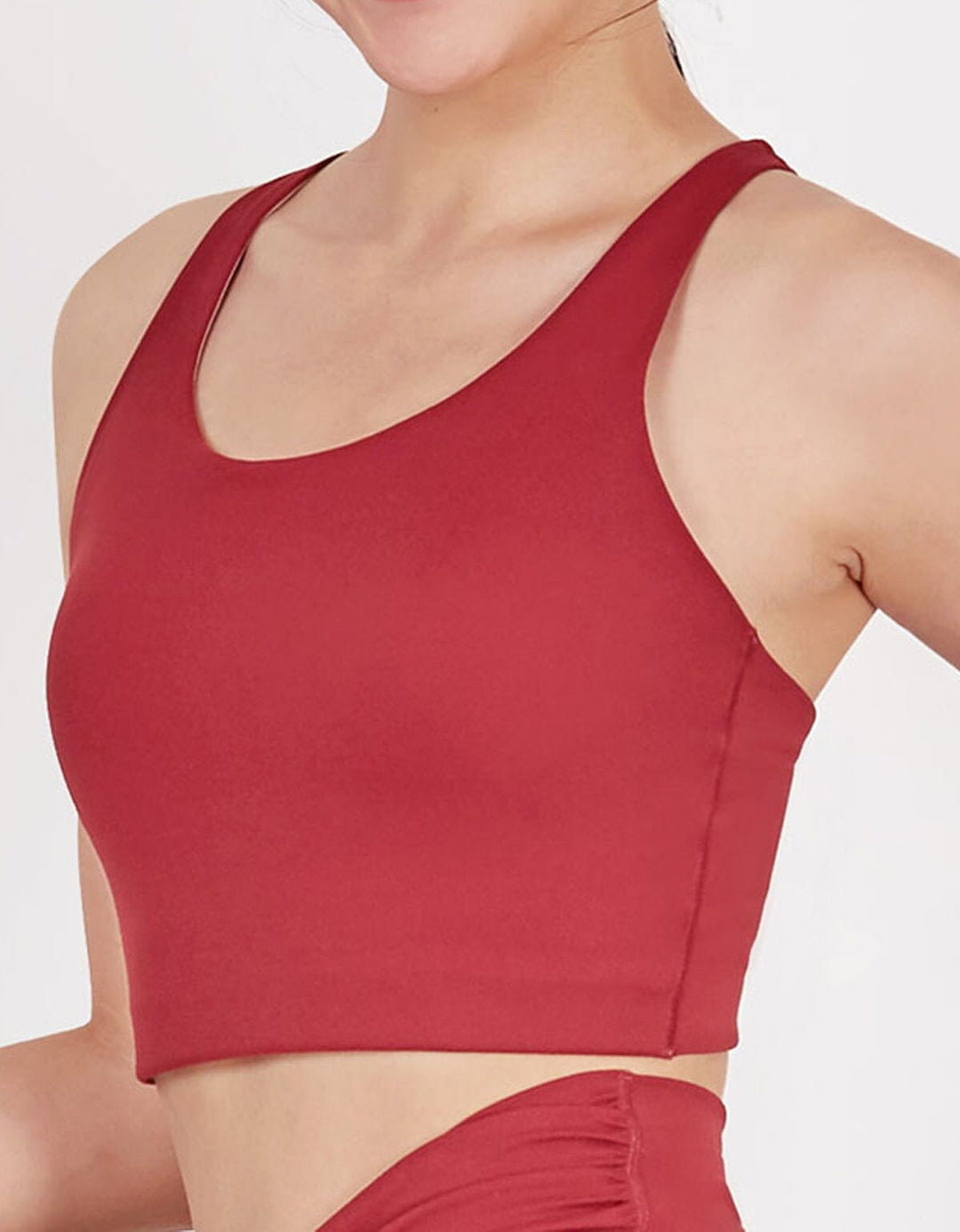 REextraSkin™ Medium Impact Longline Sports Bra Sports Bra Her own words SPORTS Biking Red 70B 