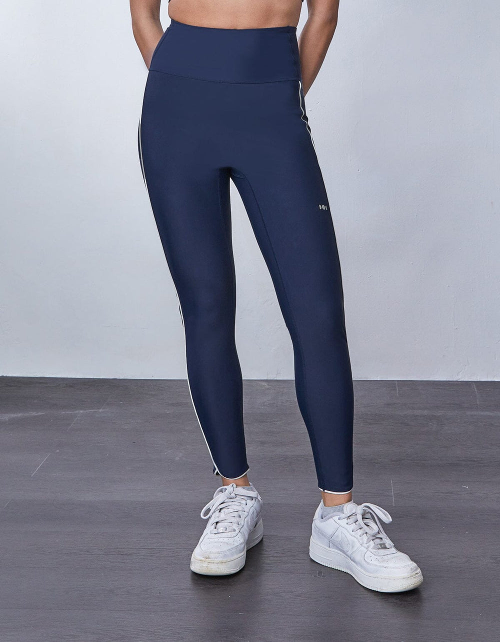 AQUA High Waist Water Repellent UV Protection Ankle leggings Leggings Her own words SPORTS Navy Blazer S 