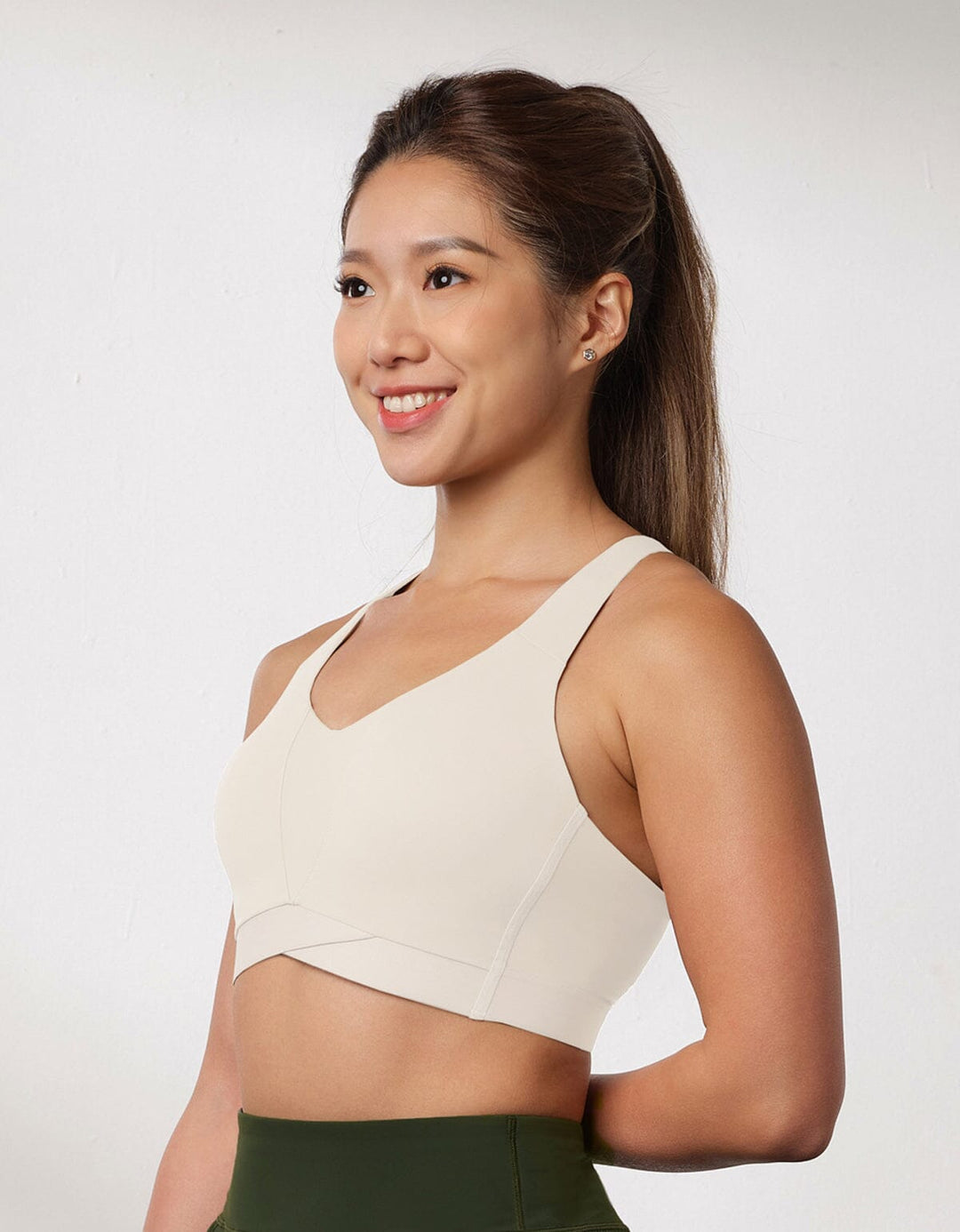 SPORTS MAX REherbafoam™ Zero Bounce High Impact Sports Bra Sports Bra Her own words SPORTS Marshmallow 70B 